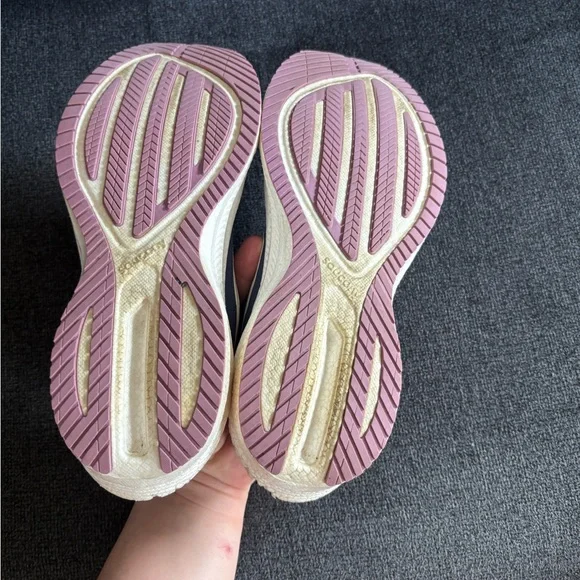 Saucony Triumph 21 Womens Size 9 Blue White Walking Running Shoes Sneakers - Picture 6 of 7